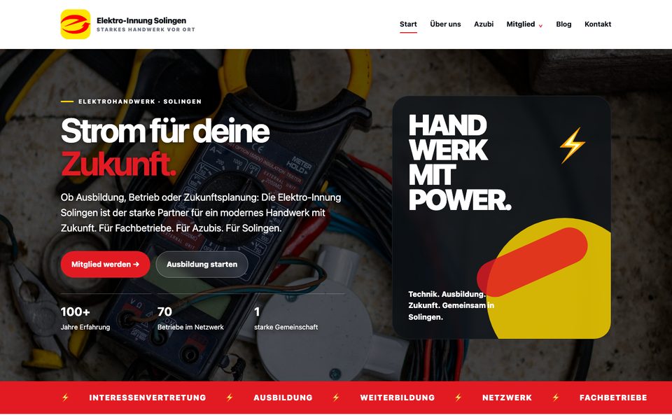 Startseite von elektroinnung-solingen.de